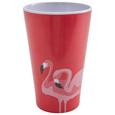Becher Flamingo Couple Pink - Pink, Trend, Kunststoff (8,5/13cm) - Mömax modern living
