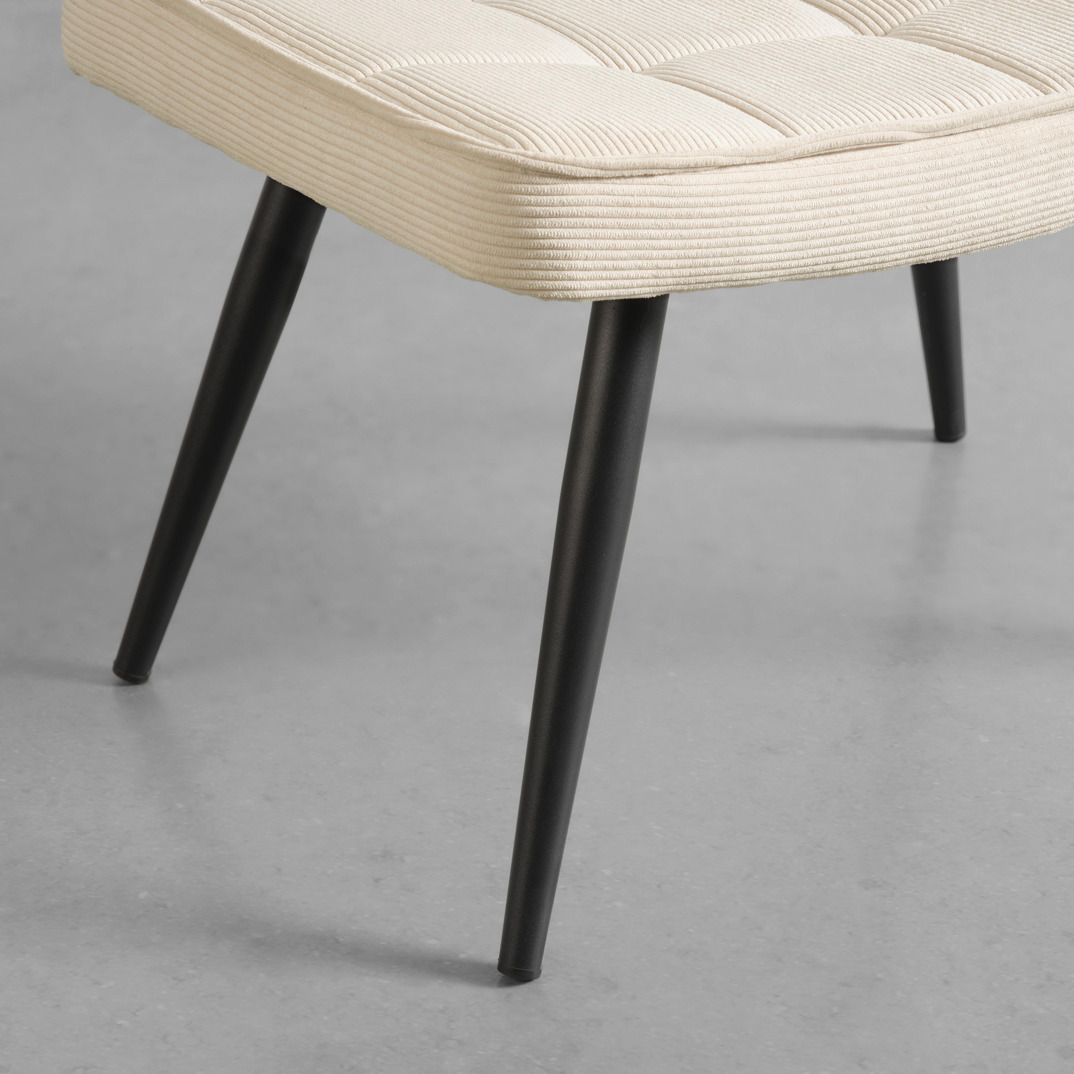 Ülőke Gunvor - bézs, Modern, textil/fa (59,5/39/40cm) - Mömax