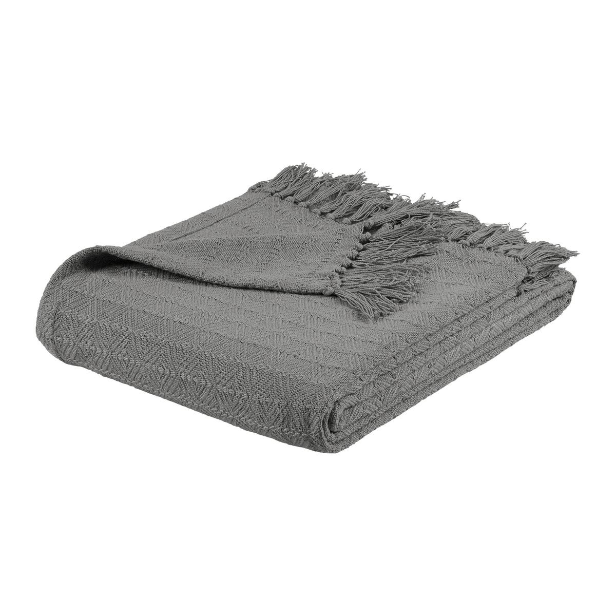 Tagesdecke Tara Grau ca. 180x220cm - Grau, Lifestyle, Textil (180/220cm) - Mömax