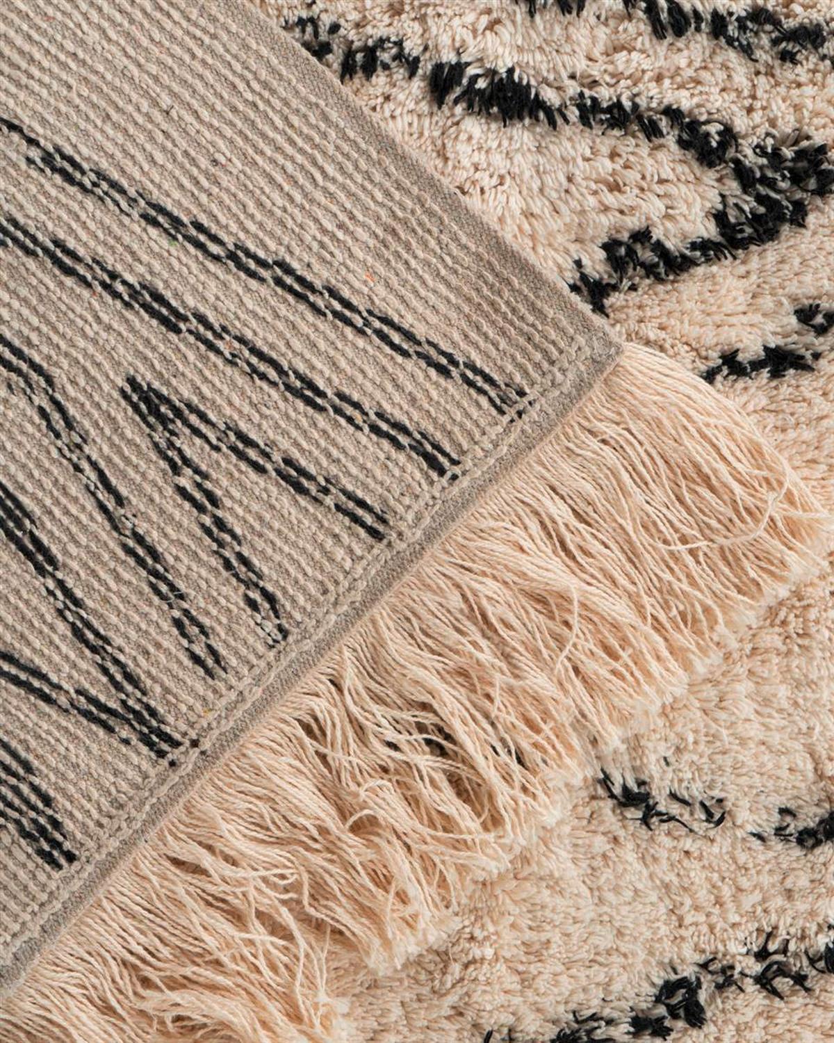 FLACHWEBETEPPICH ALENA 125 CREME/SCHW 200X290 - Creme/Schwarz, Design, Textil (200/290cm) - Kayoom