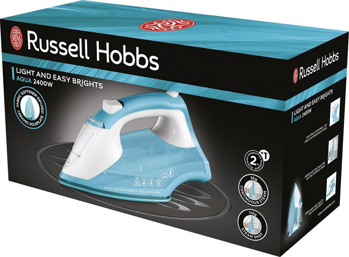 Gőzölős Vasaló Russell Hobbs - világoskék/fehér, műanyag/kerámia - Russel Hobbs
