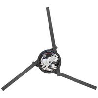 Led Stropna Svjetiljka Ito - crna, Moderno, metal/plastika (56/56/11cm) - Mömax