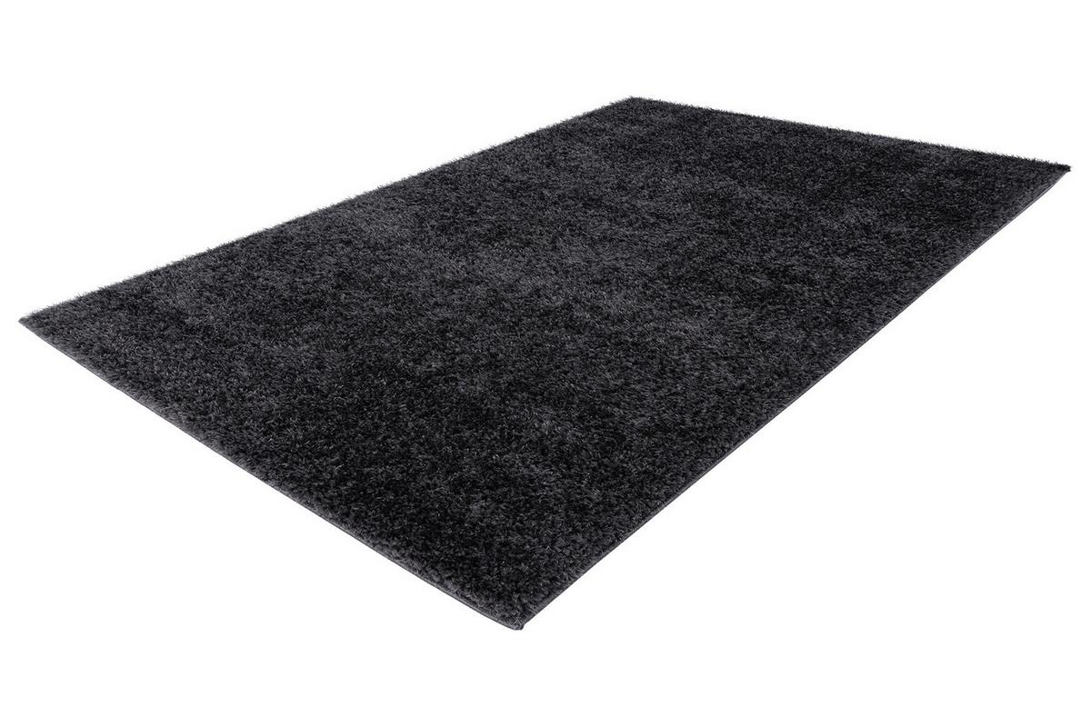 HOCHFLORTEPPICH MY EMILIA - Graphitfarben, Konventionell, Textil (60/110cm) - Novel