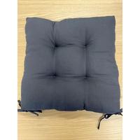 Ülőpárna Elli 40/40 - fekete, textil (40/40/7cm) - Mömax
