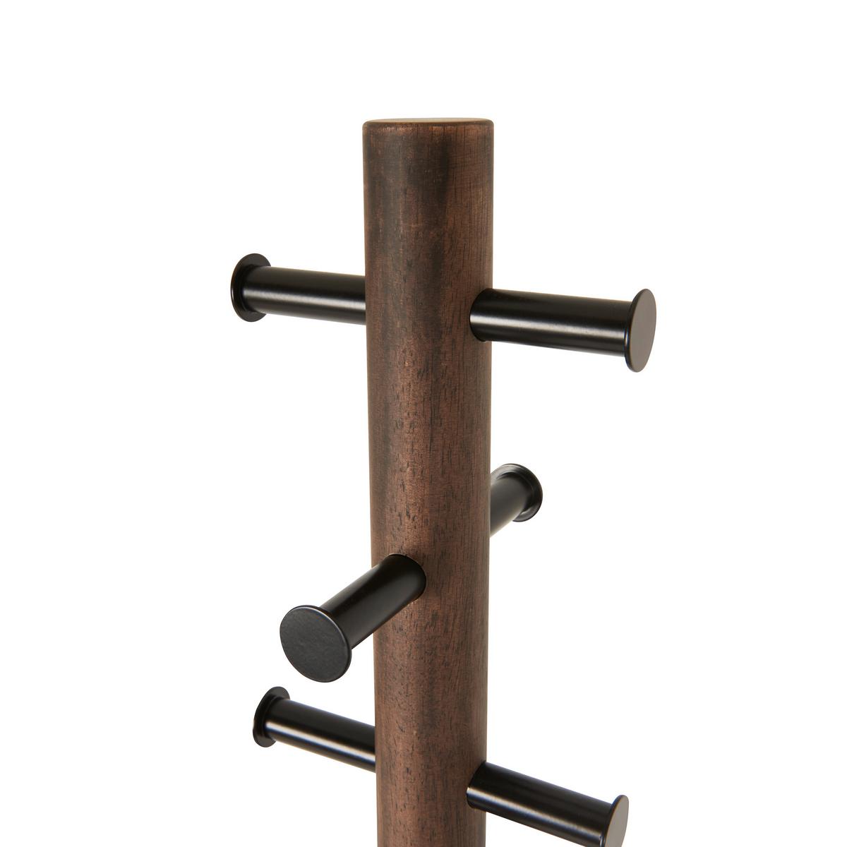 Kleiderständer Dunkelbraun - Dunkelbraun, Basics, Holz (51/165cm) - Umbra