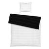 Bettwäsche Tegola in Schwarz/Weiss ca. 160x210cm - Weiss/Schwarz, Modern, Textil (160/210cm) - Modern Living