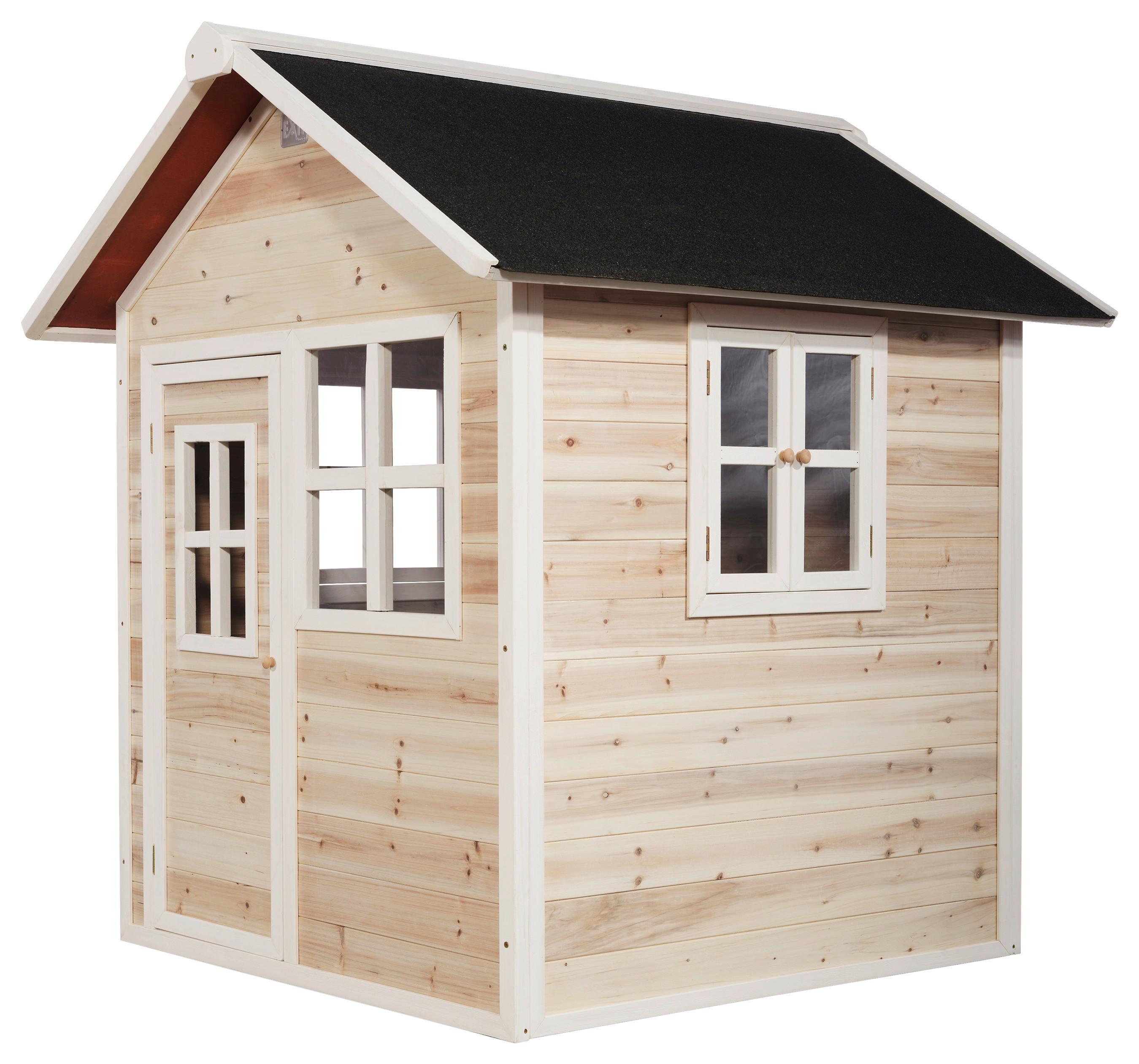 Spielhaus Exit Loft Naturfarben/Kernbuche - Naturfarben/Kernbuche, KONVENTIONELL, Holz (149/135/159cm) - EXIT Toys