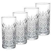 Longdrinkglas Timeless aus Glas, 4-teilig - Transparent, Basics, Glas (295ml) - Mäser