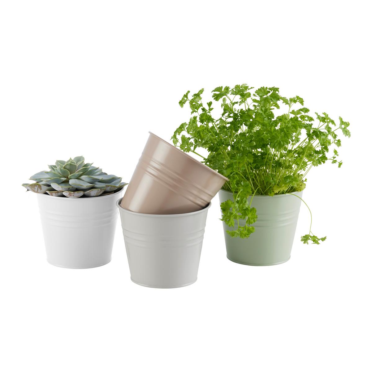 Kaspó Anke - többszínű, Konventionell, fém (11/13cm) - Mömax