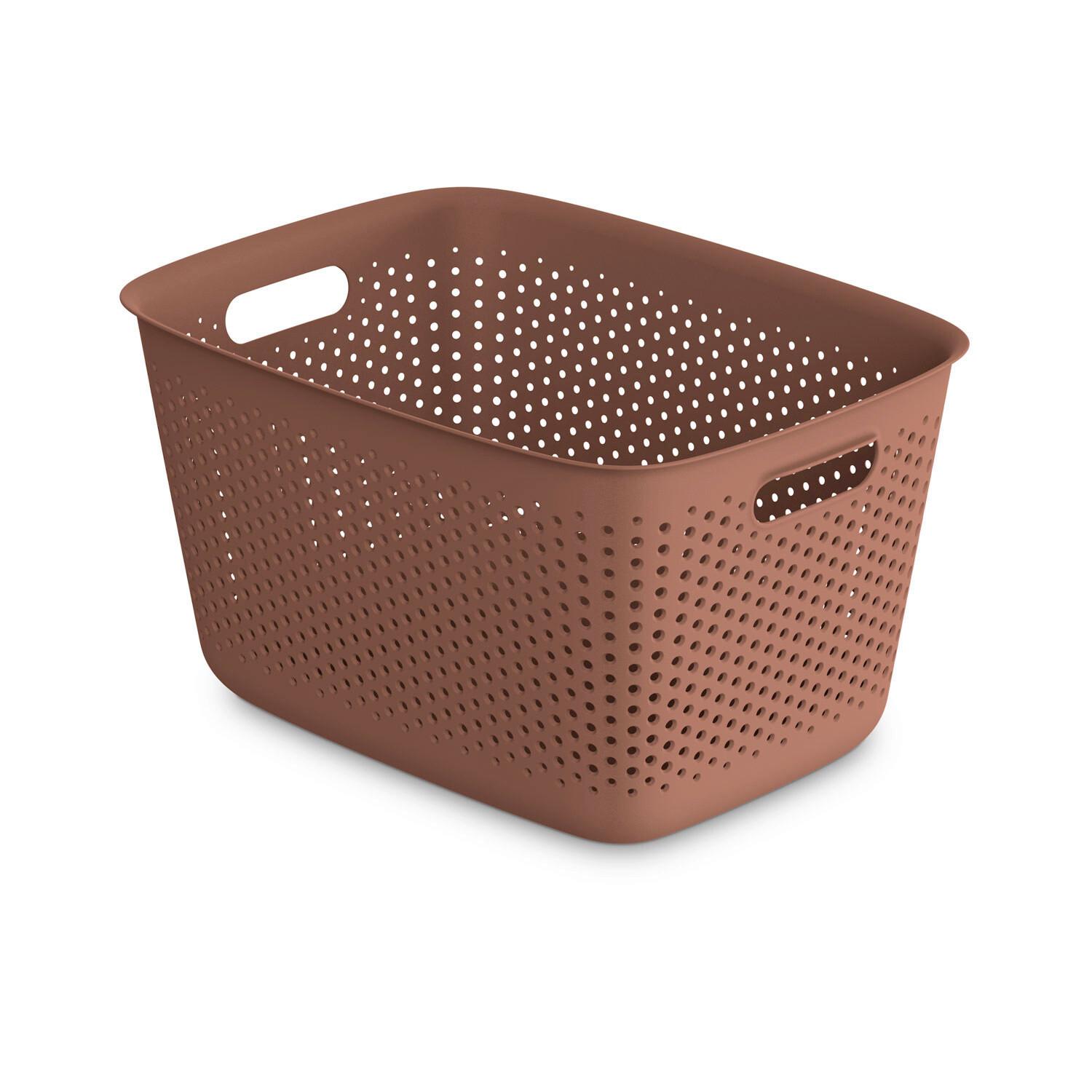 Coșuleț pentru depozitare Maja - cca. 17L - roșu închis, Modern, plastic (39/29/22cm) - Mömax