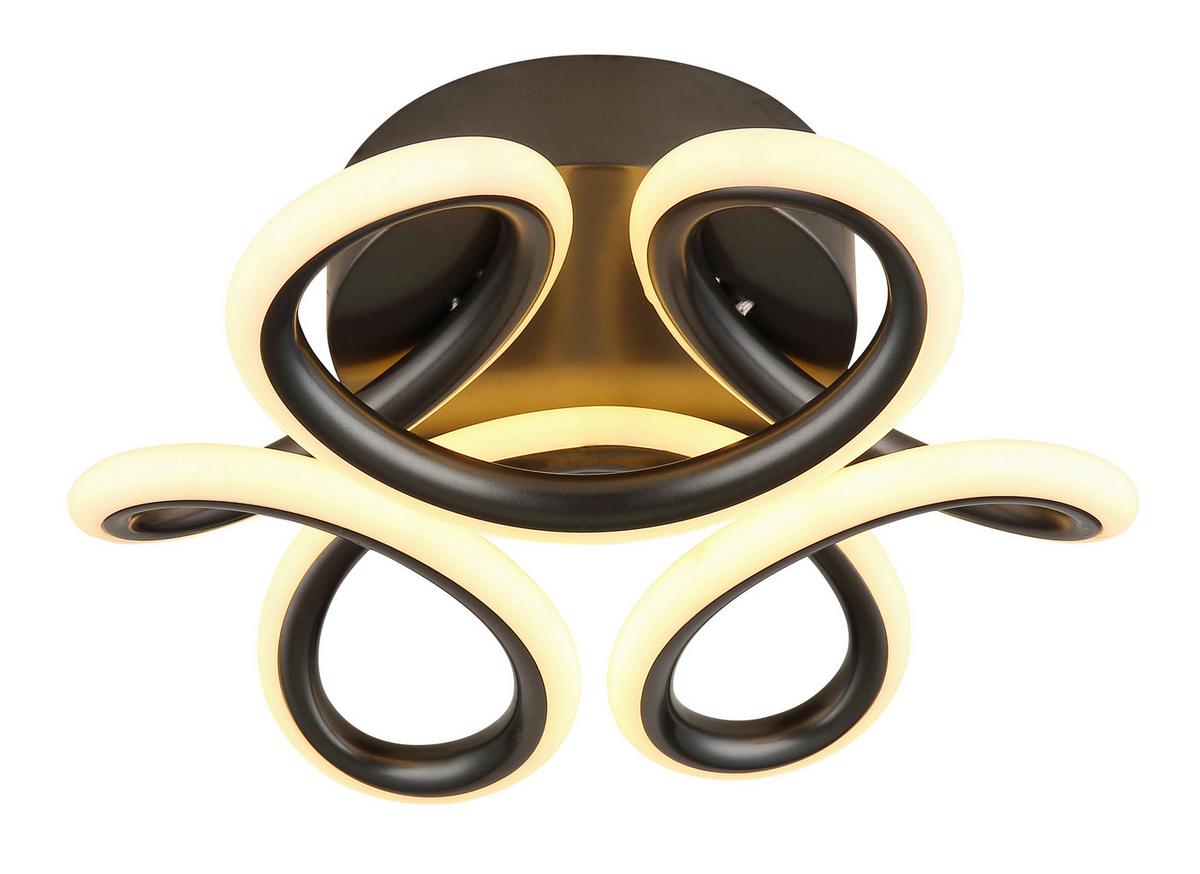 Led Stropna Svjetiljka Melisand - bijela/antracit, Basics, metal/plastika (26/10cm) - Globo