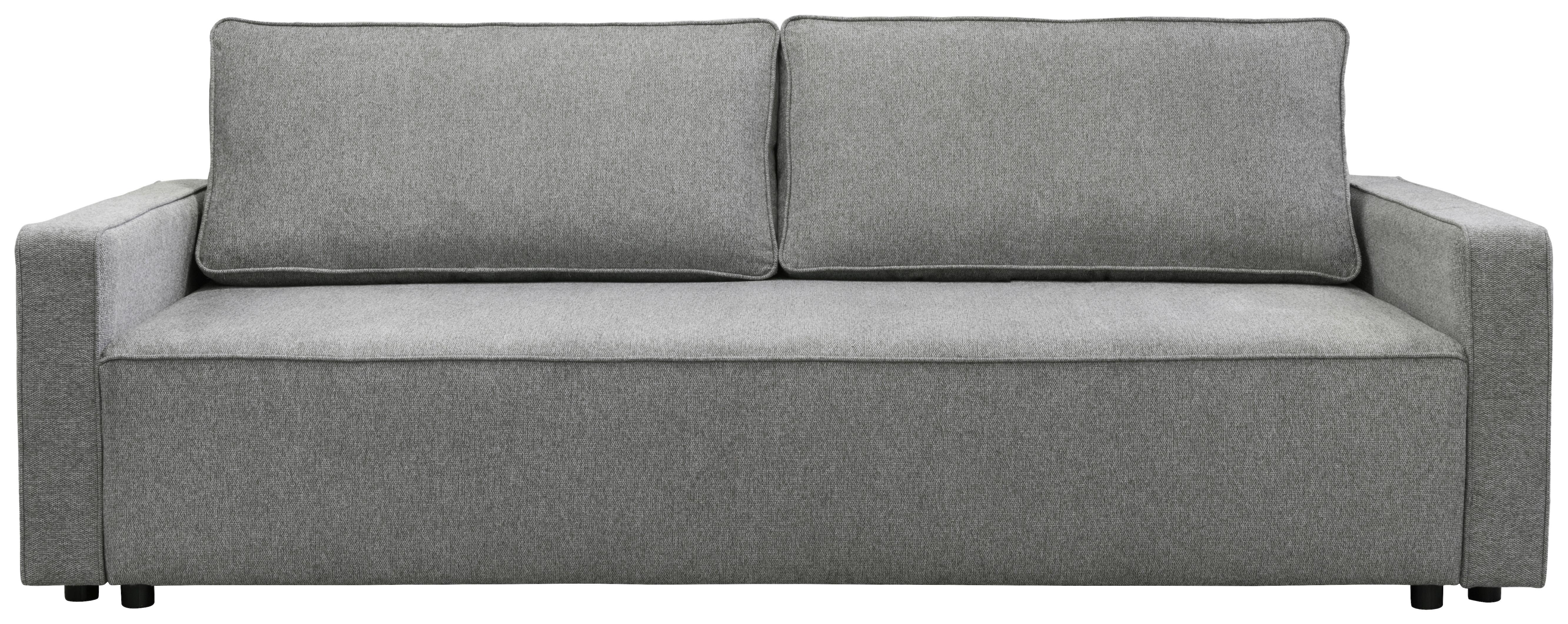 Canapea extensibila NICOLE - gri, Modern, textil (232/90/100cm) - Modern Living