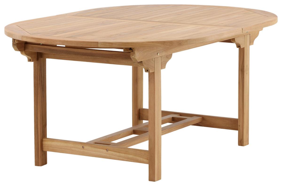 GARTENTISCH KENYA - Teakfarben, KONVENTIONELL, Holz (180/120/75cm) - Gardenson