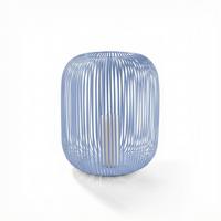 Laterne Lig Medium Pastellblau - Pastellblau, Basics, Metall (30/35cm) - FYNCH-HATTON
