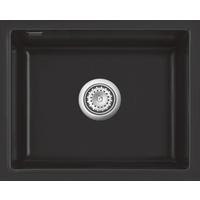 Unterbauspüle Mera 50 U Typ:54570287 Schwarz - Schwarz, Stein (55,1/44,1cm) - Systemceram
