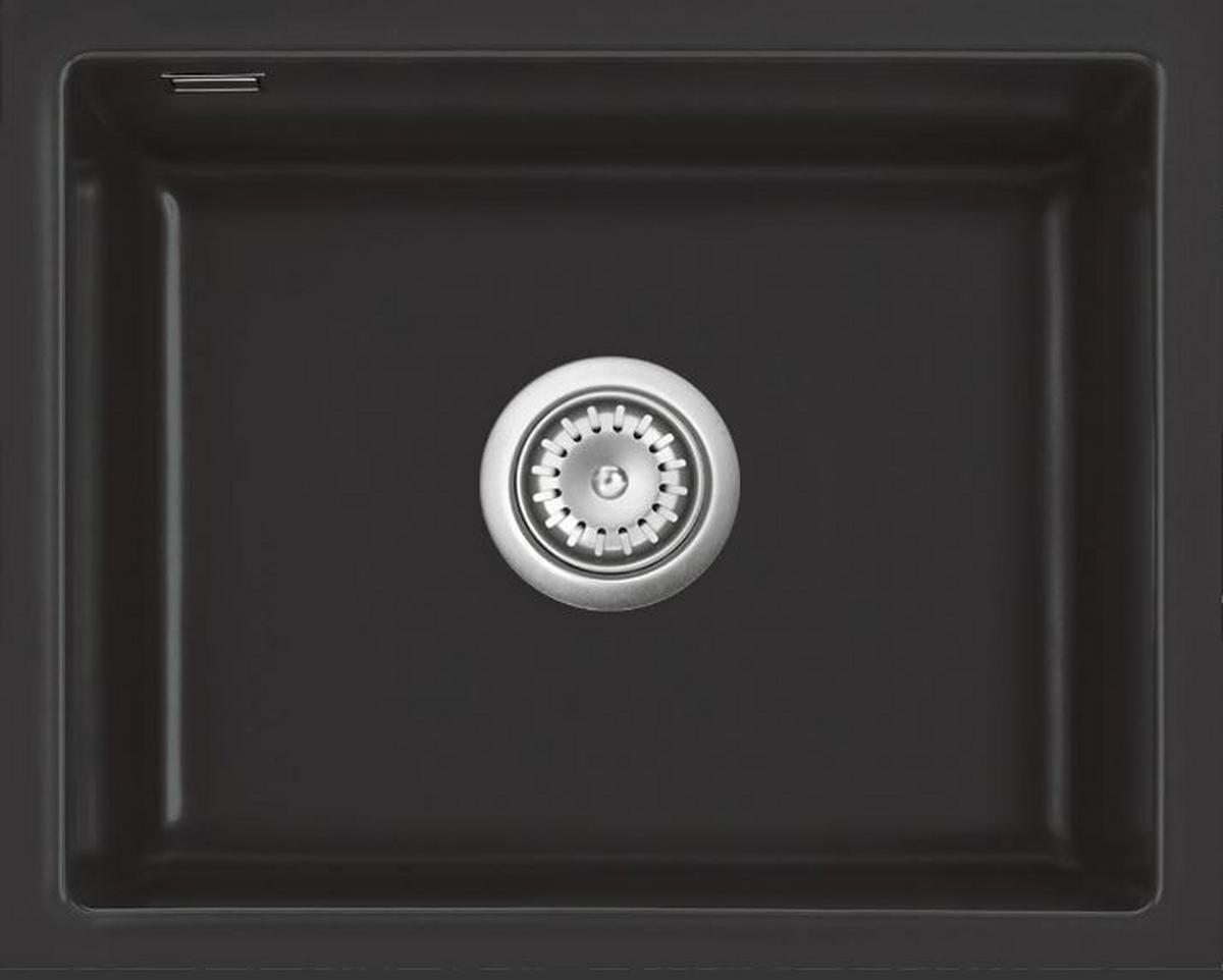 Unterbauspüle Mera 50 U Typ:54570287 Schwarz - Schwarz, Stein (55,1/44,1cm) - Systemceram