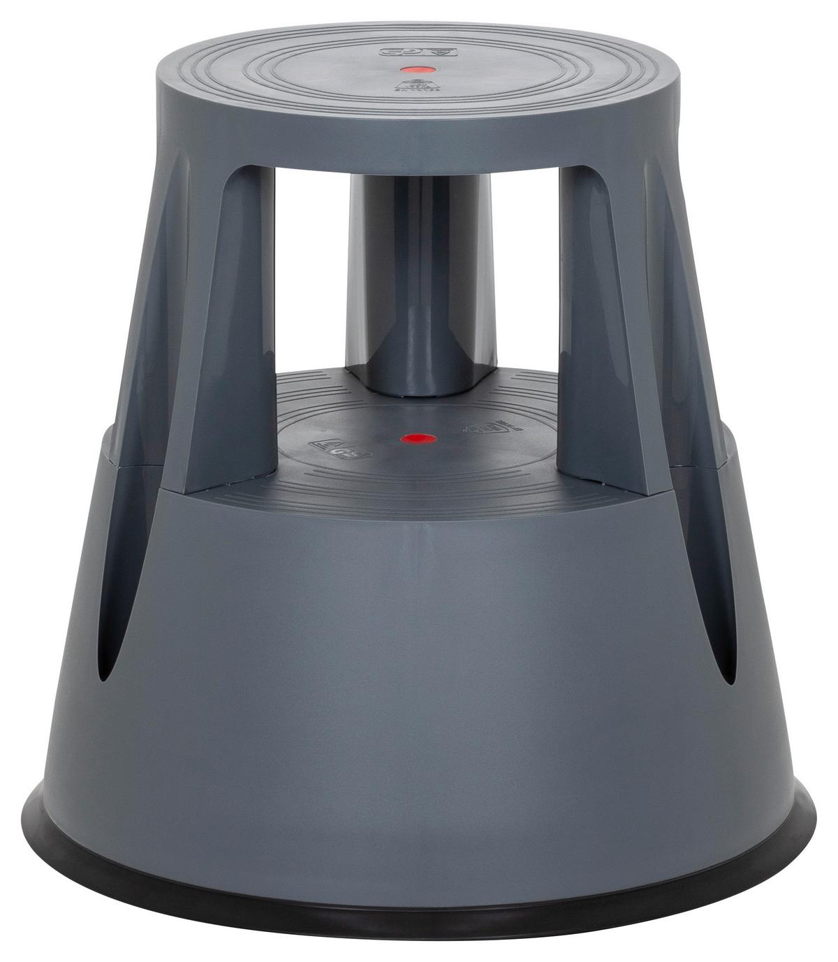 Pručka Tio-m I, Temno Siva - temno siva, Moderno, umetna masa (48/43/48cm) - MID.YOU