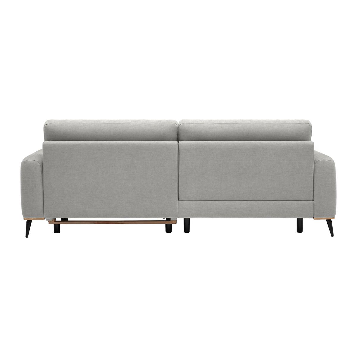 Wohnlandschaft Romeo Beige - Beige/Schwarz, KONVENTIONELL, Holz/Textil (167/87/234cm) - Zandiara