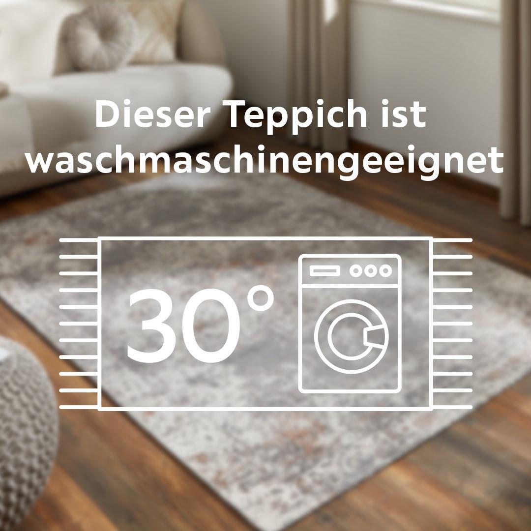 KINDERTEPPICH MY GRETA - Braun/Dunkelblau, Trend, Textil (115/170cm) - Ben'n'jen