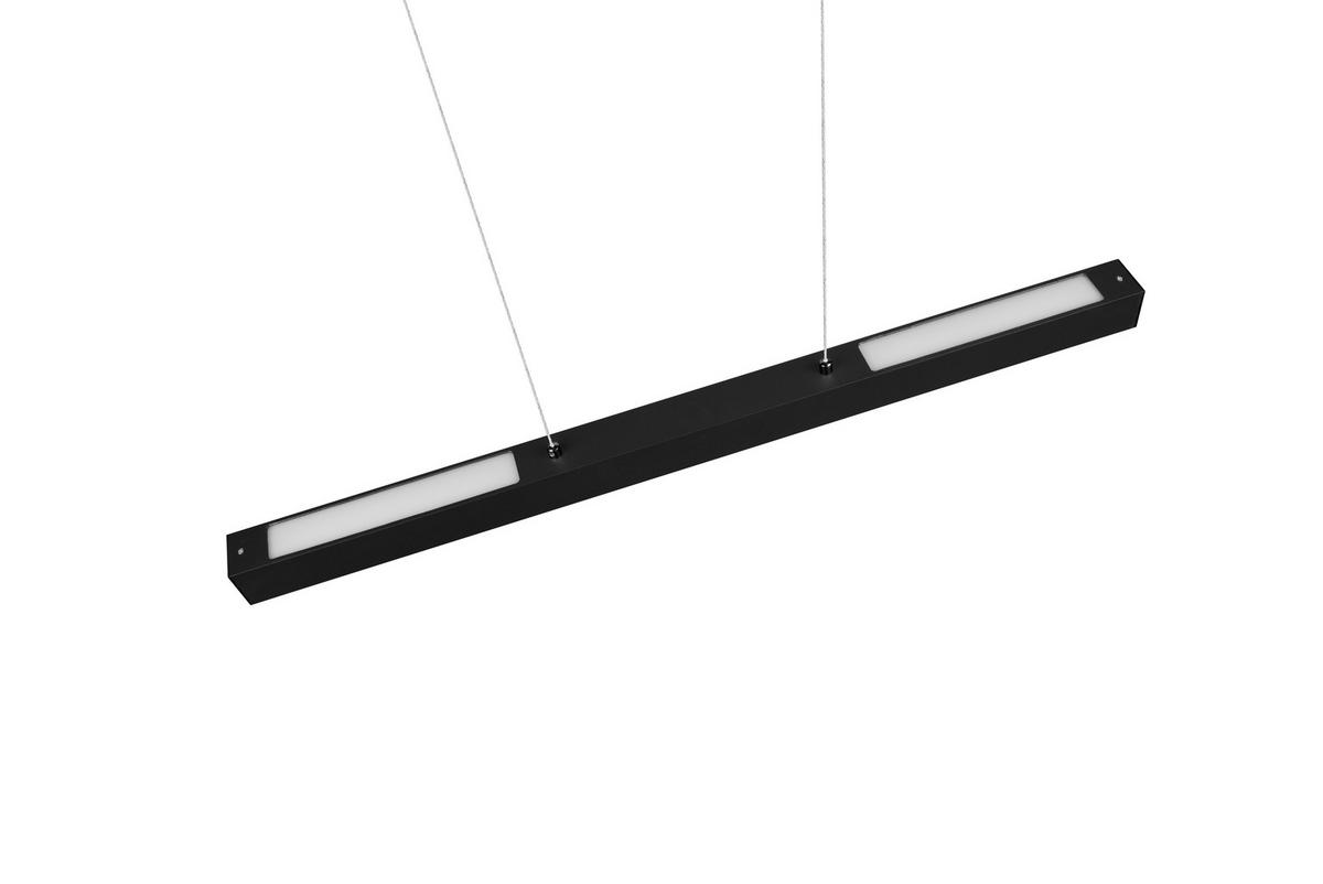 Schienensystem Duoline PL Paros in Schwarz max. 29 Watt - Schwarz, Basics, Metall (90/180/5cm) - Trio Leuchten