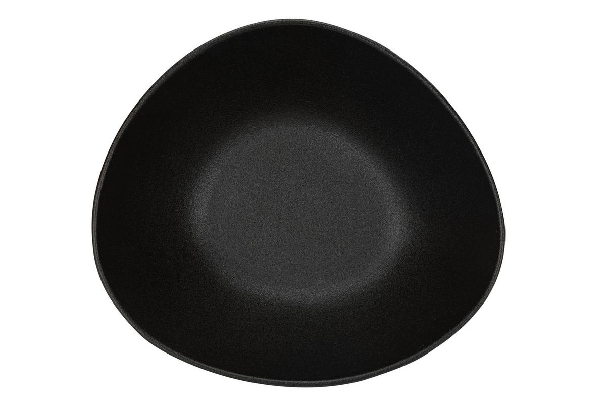 Salatschüssel Haruki in Schwarz - Schwarz, MODERN, Keramik (22,1/19,6/8cm) - Mömax
