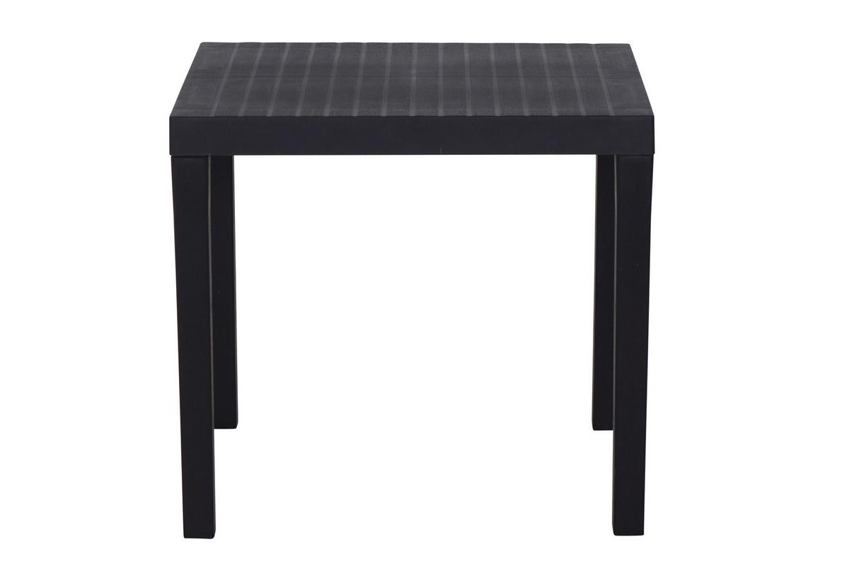 Balkonset Club 3-tlg. Anthrazit - Anthrazit, MODERN, Kunststoff (65/72/78cm) - Gardenson