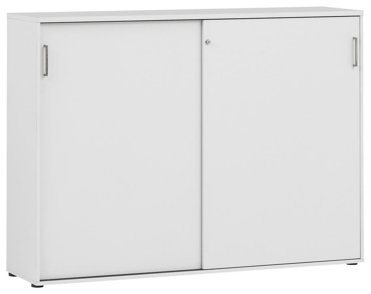 Aktenschrank Raumteiler 1600ST Hellgrau ca. 160x119,4x41cm - Hellgrau, MODERN, Holzwerkstoff (160/119,4/41cm) - MID.YOU