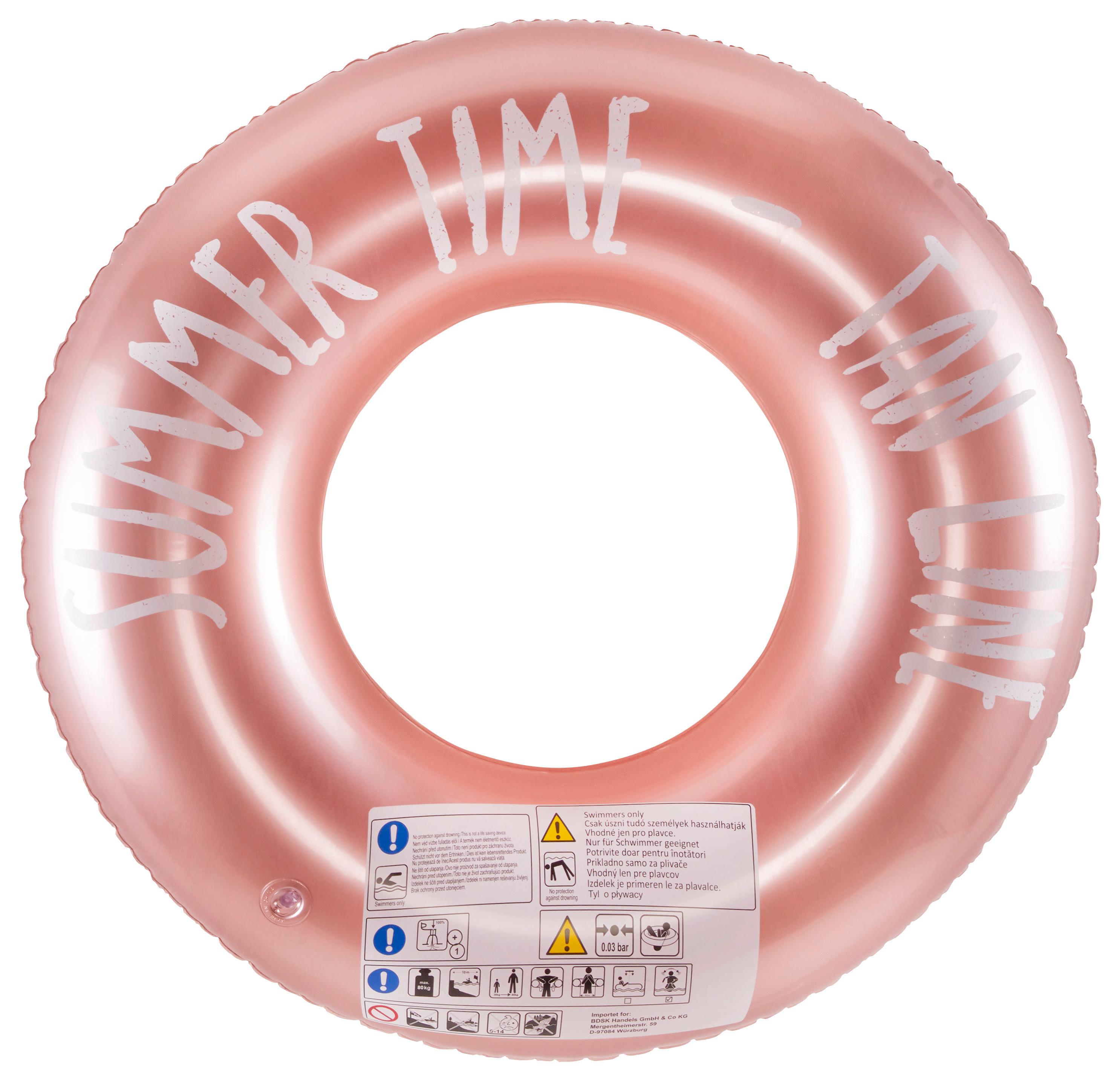 Colac de înot Tan Line - roz, plastic (91cm)