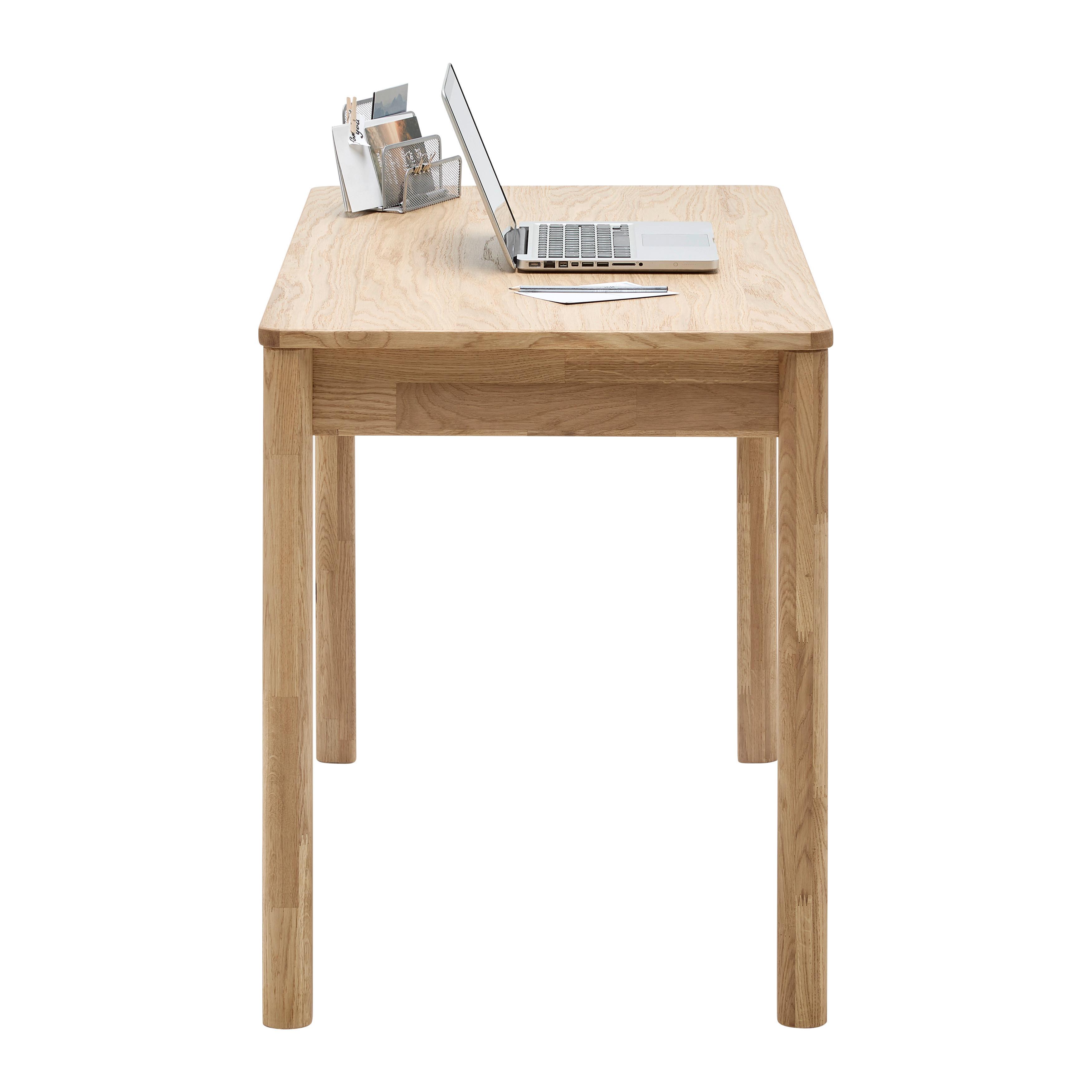 SKRIVBORD LUND - ekfärgad, Modern, trä (120/60/76cm) - Mömax