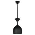 Hängeleuchte Wino, max. 40 Watt - Schwarz/Weiß, MODERN, Metall (16/125cm) - MÖMAX modern living