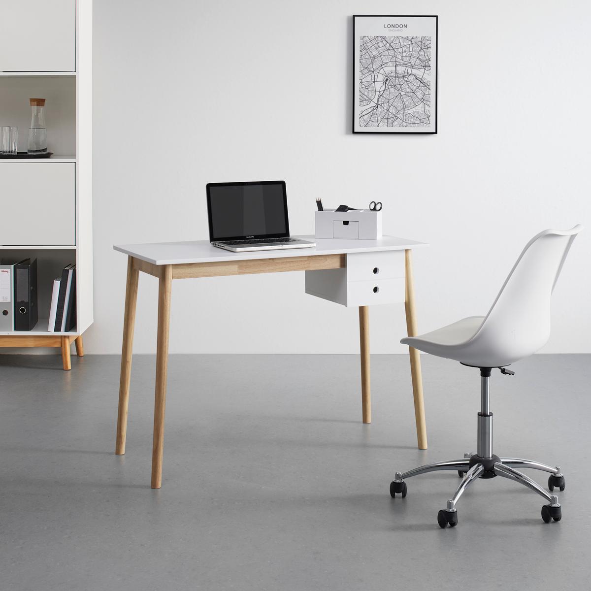 Schreibtisch Weiß Hellbraun online bestellen