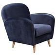 Sessel in Blau 'Milos ES' - Blau/Kieferfarben, Trend, Holz/Holzwerkstoff (82/88/92cm) - Livetastic Sessel in Blau 'Milos ES' - Blau/Kieferfarben, Trend, Holz/Holzwerkstoff (82/88/92cm) - Livetastic
