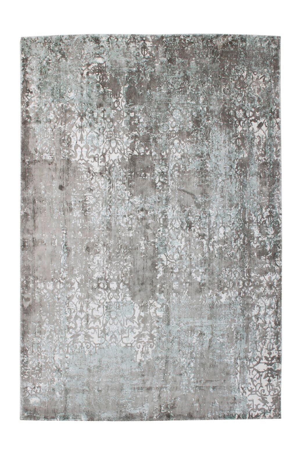 Vintage-teppich Ocean 200 Türkis 170x240 - Türkis/Grau, Basics, Textil (170/240cm) - Kayoom