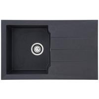 Spüle Alineo ca. 81x21x50 cm Dunkelgrau - Dunkelgrau, Trend, Stein (81/21/50cm) - Respekta