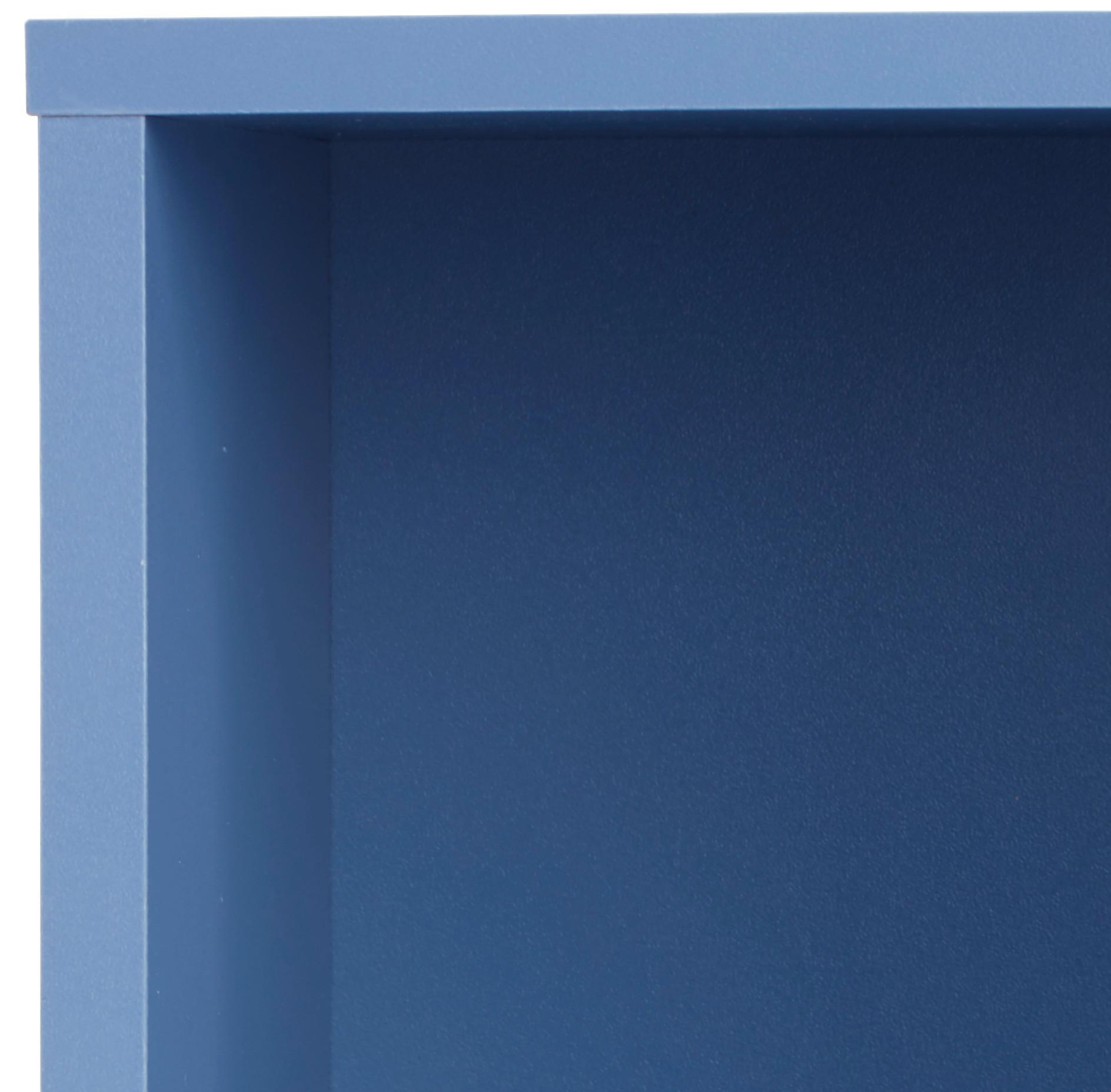 Regal Box - plava, Moderno, drvni materijal (23/46/25cm) - Modern Living