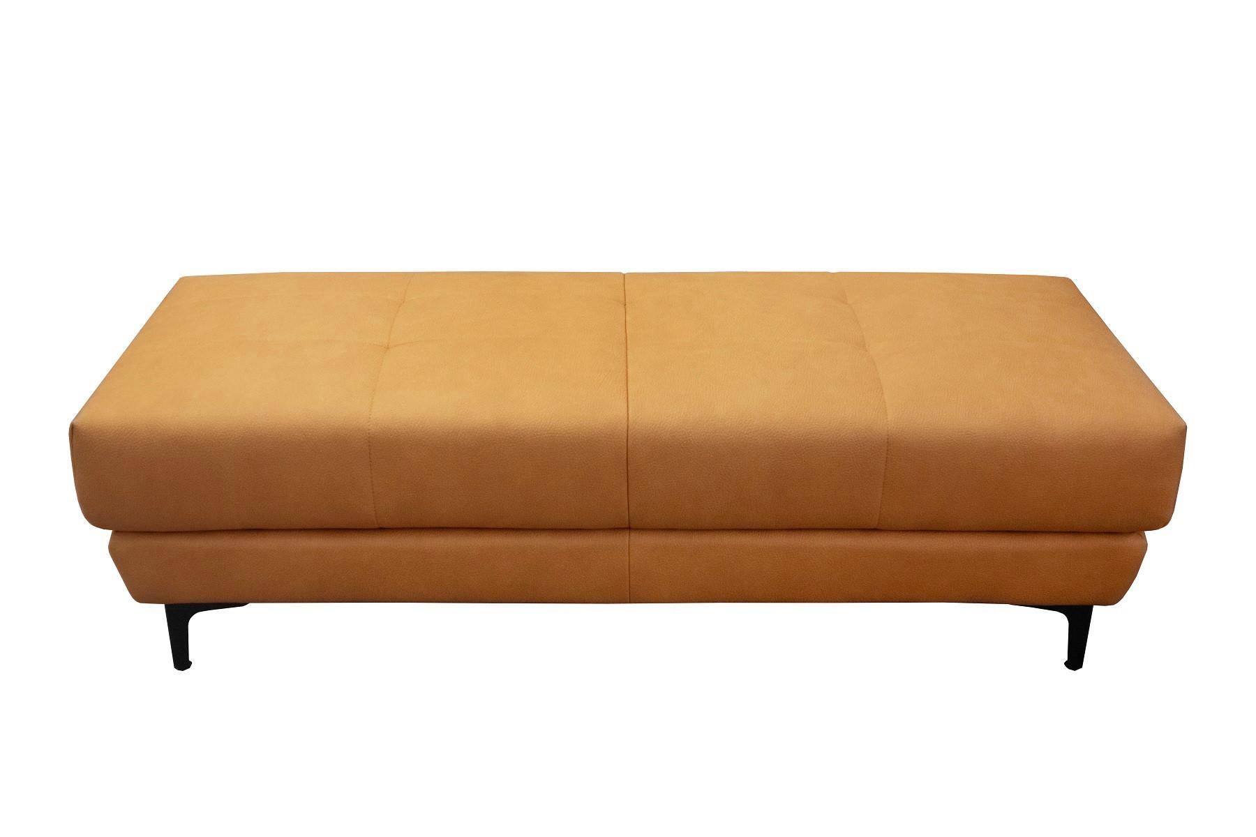 Ülőke Emma - sárga, Modern, textil (156/47/70cm) - Premium Living