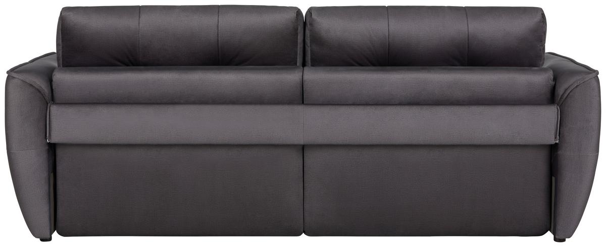 Canapea extensibilă BOMBEI - antracit/gri, Modern, lemn/textil (243/94/125cm) - Premium Living