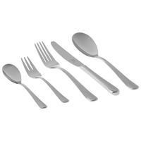 ZESTAW SZTUĆCÓW 630-400 - kolor srebrny, Basics, metal - Justinus