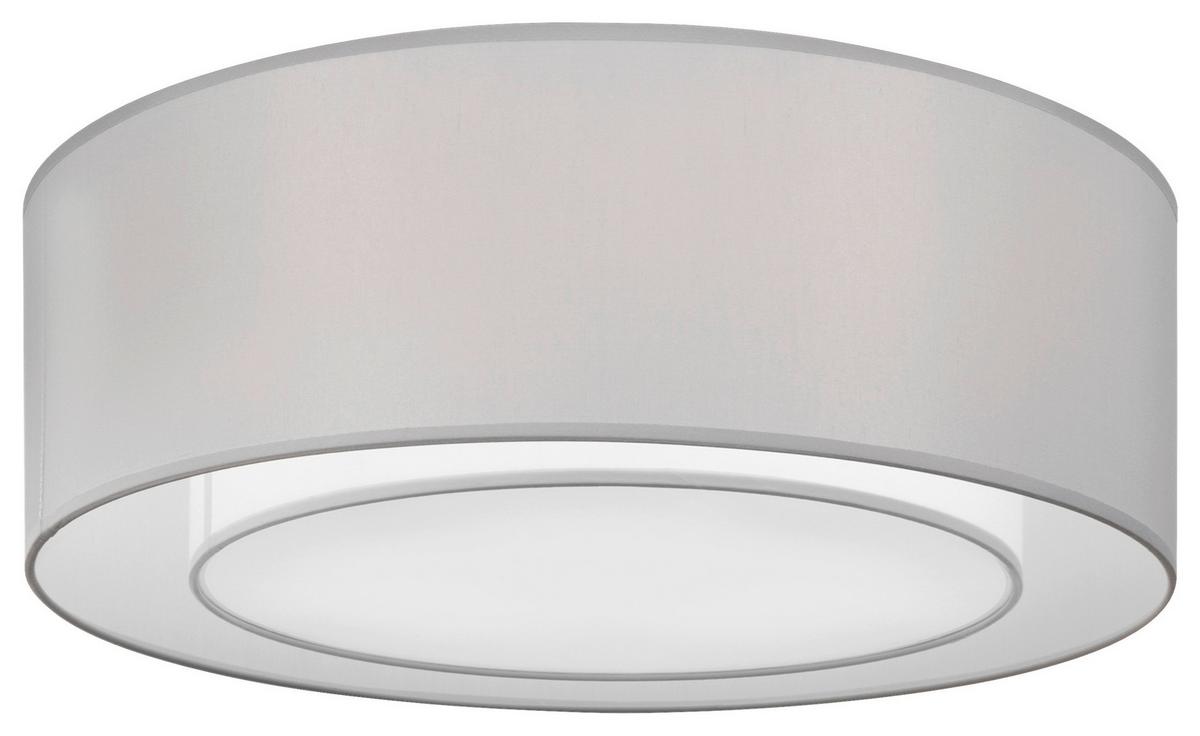 Deckenleuchte Bergamo Chromfarben max. 60 Watt - Chromfarben, Basics, Textil/Metall (52/17,5/52cm) - MAYTONI