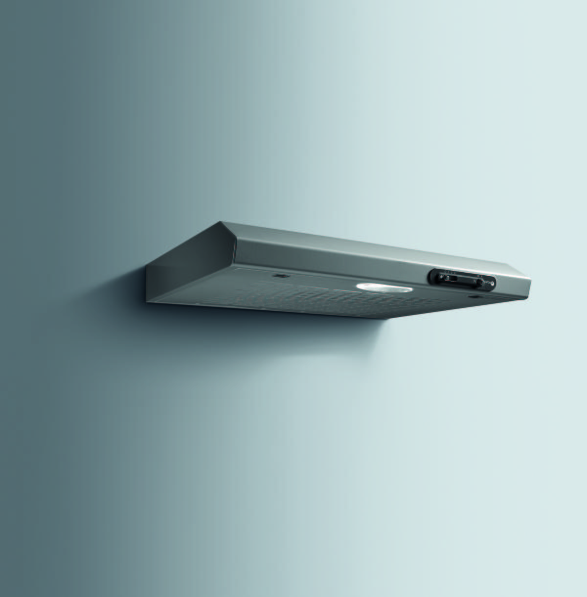 Küchenblock Belluna m. Geräten Weiß - Eiche grau/Alufarben, Basics, Holzwerkstoff/Kunststoff (210cm) - MID.YOU