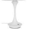 PORTABEL LAMPA RETRO - vit/kromfärg, Modern, metall/plast (19,5/24cm) - Mömax