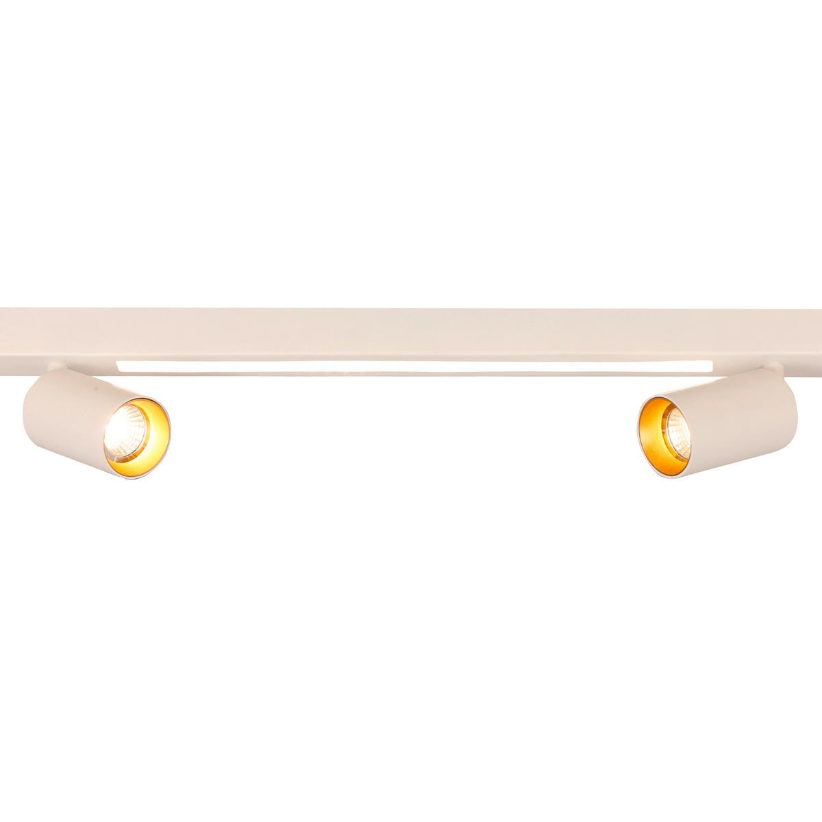 Led-deckenstrahler Lp-703/4c Wh Perugia 4 - Weiss, Konventionell, Metall (14.5/100/5.5cm)