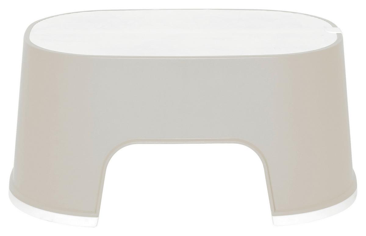 STOPIEŃ GROW - taupe, Basics, tworzywo sztuczne (33,7/22,9/15,5cm) - Bebe Jou