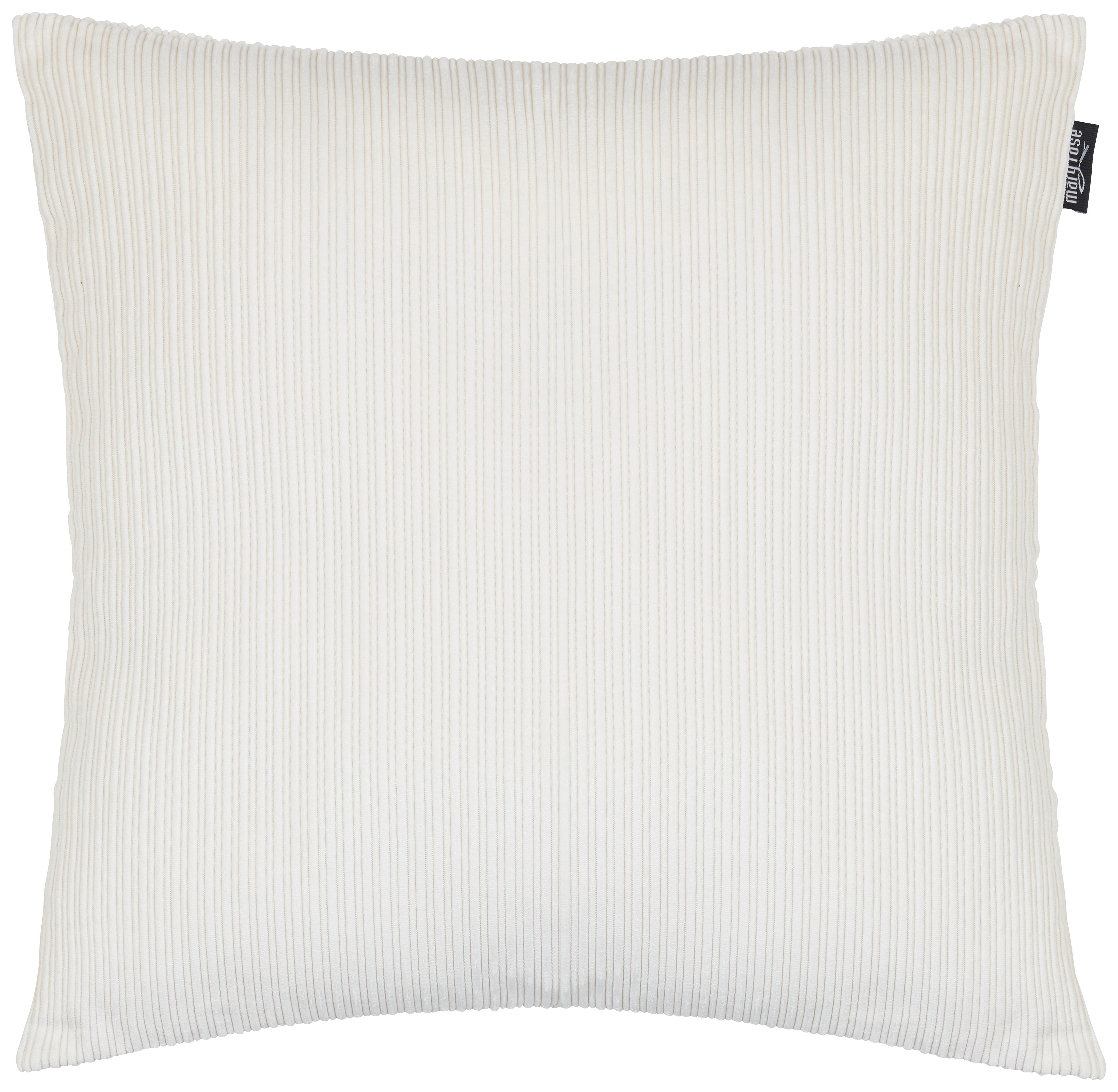 Zierkissen Willow in Weiß ca. 50x50cm - Weiß, MODERN, Textil (50/50cm) - Mary's