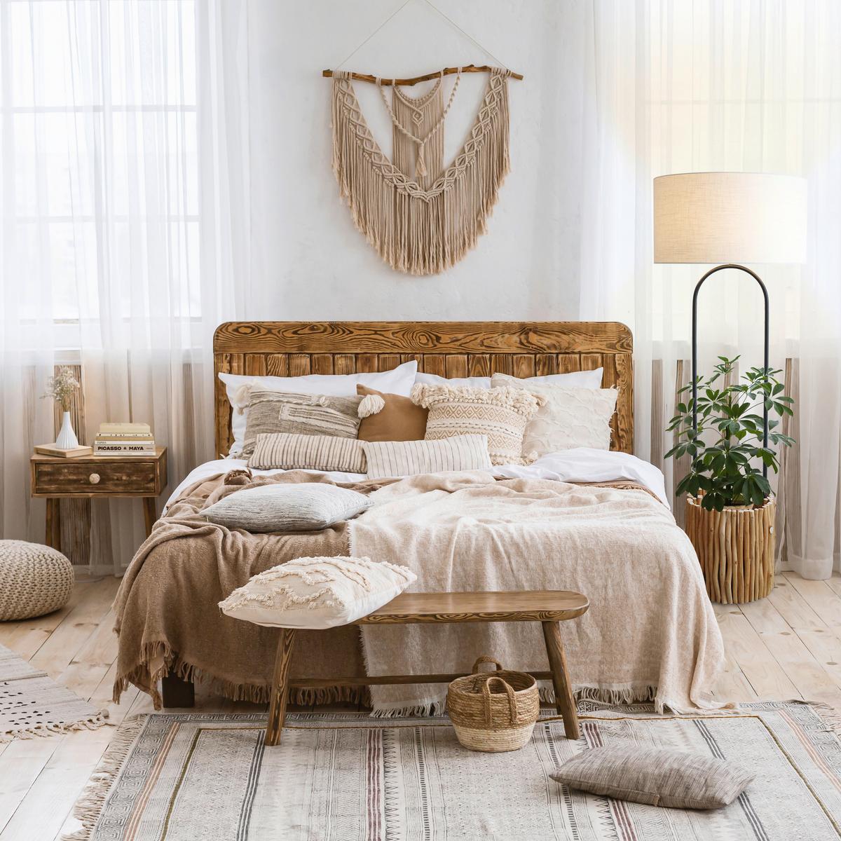 Stoječa Svetilka Driftwood - črna/bela, Design, kovina/tekstil (34/155/34cm) - P & B