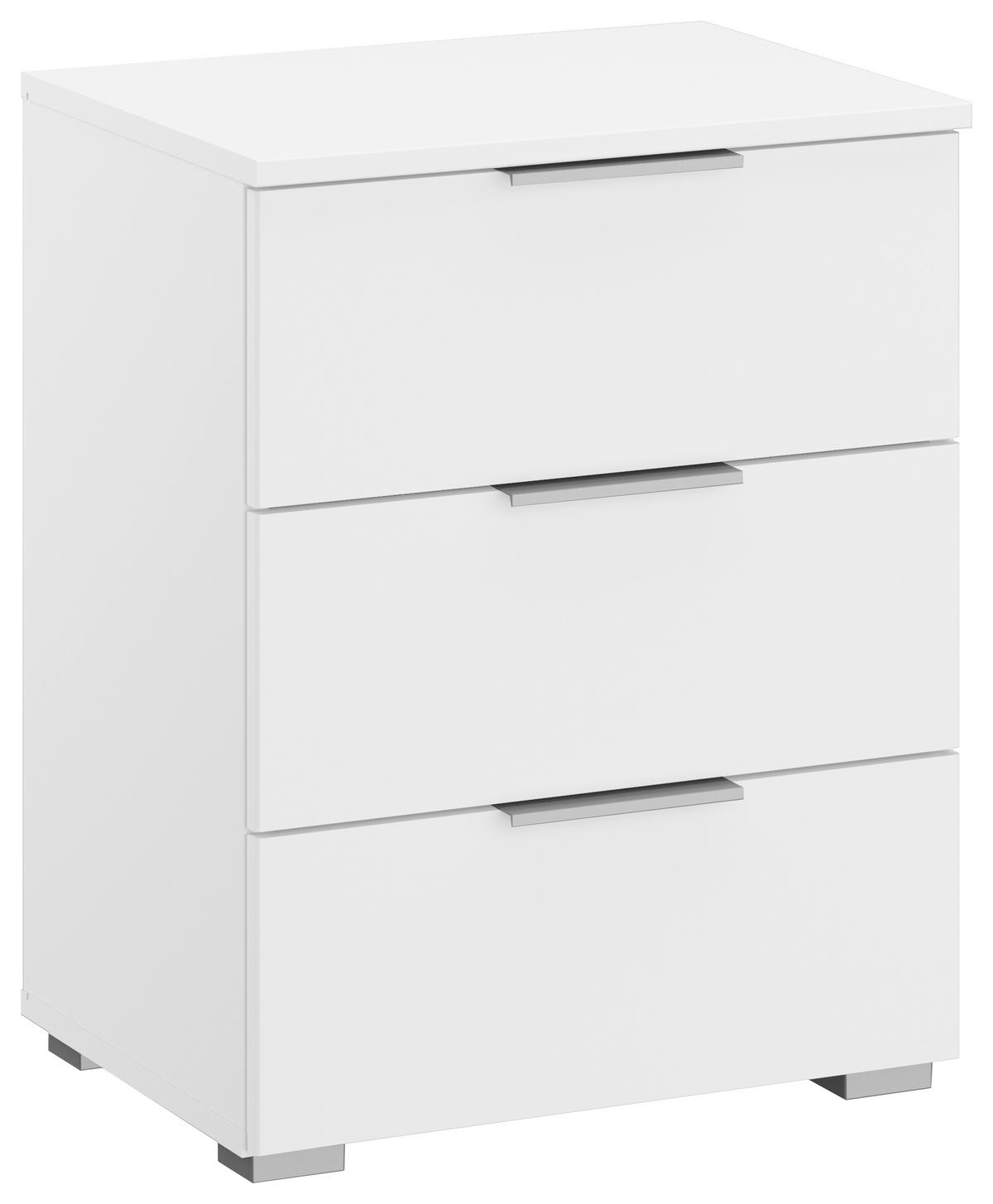 NOPTIERA ALABAMA - alb, Modern, material pe bază de lemn (47/62/42cm) - Modern Living