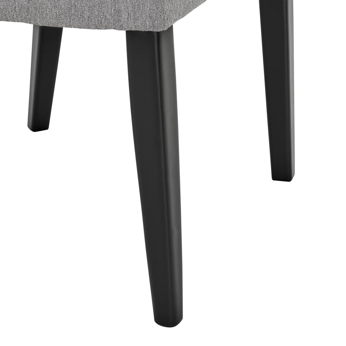KRZESŁO Z PODŁOKIETNIKAMI LUNA - czarny/ciemnoszary, Lifestyle, tektura falista/drewno (54/80/58cm) - Livetastic