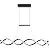 LEDHANGLAMP MIMI - Zwart, Modern, Kunststof/Metaal (88/13/120cm) - Mömax