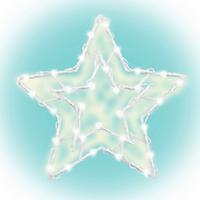 LED Karácsonyi Ablakdísz Star Kid 503 B/ww - fehér, Basics, műanyag/fém (33/41/2cm)