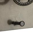 Wandgarderobe Schwarz Nickel - Schwarz, MODERN, Metall (35/20/8cm)